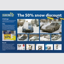 Euronics: the 50% snow discount